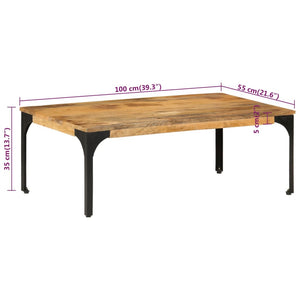 Galleria Design Coffee Table 100x55x35 cm Solid Wood Mango