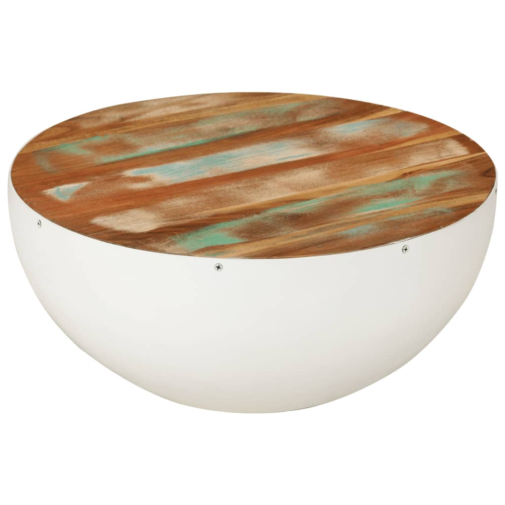 Galleria Design Bowl-shaped Coffee Table Ø50x24.5 cm Solid Wood Reclaimed