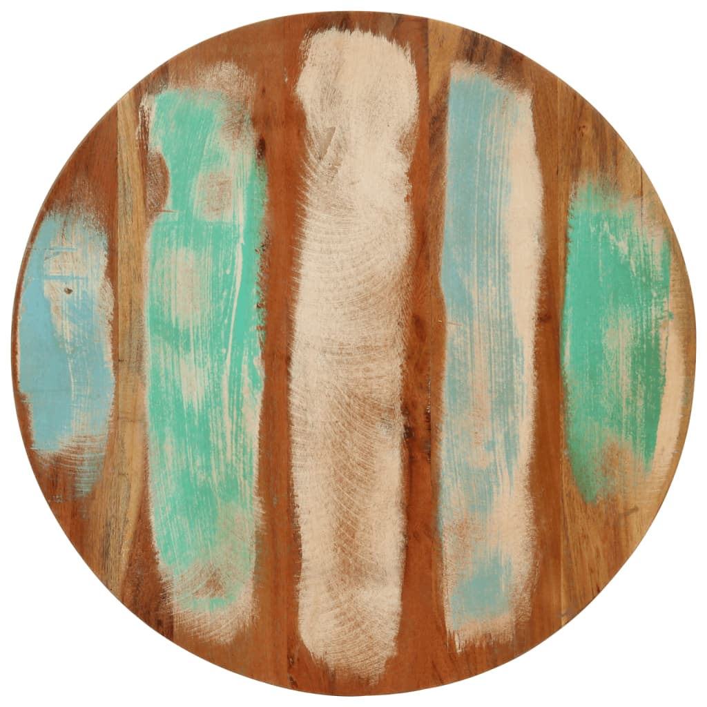 Galleria Design Coffee Table Ø50x35 cm Solid Wood Reclaimed and Steel